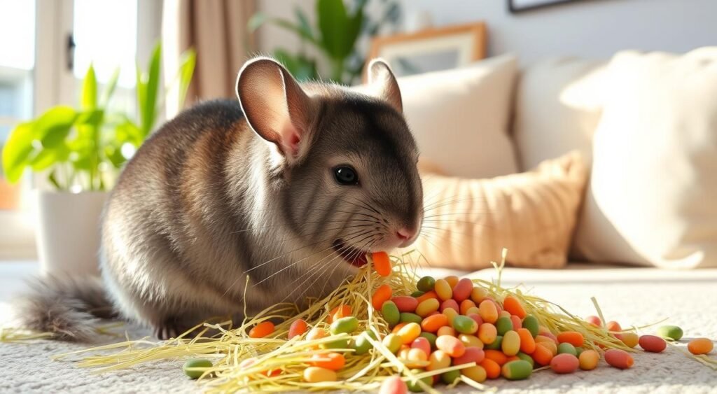 Cuidados com a alimentação da chinchila