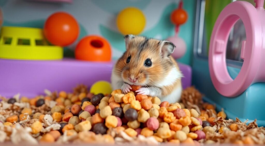 Quantidade de ração para roedores