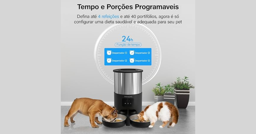 Solução completa para alimentação de gatos