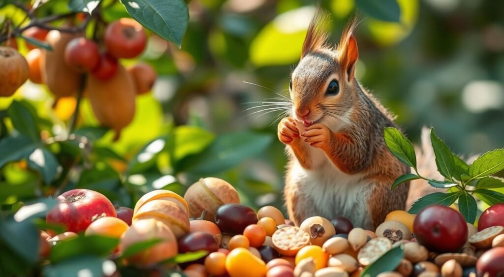 cuidados na alimentação do esquilo da Mongólia