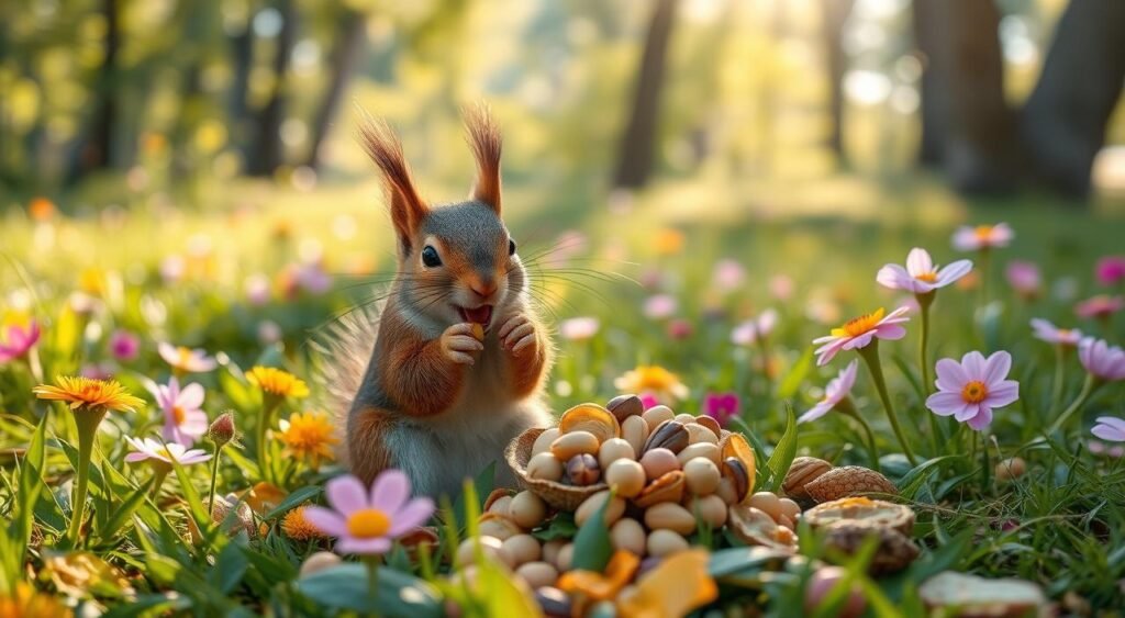 melhor ração para o Esquilo da Mongólia